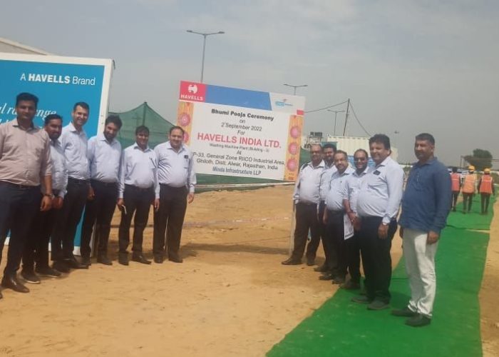 A Momentous Step Forward : Bhoomi Poojan Ceremony Marks the Beginning of Havells India’s Alwar, Rajasthan Project